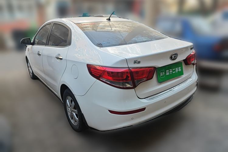 Used Kia K2 2015 Sedan 1.4L MT GLS Rear Left 45 Deg