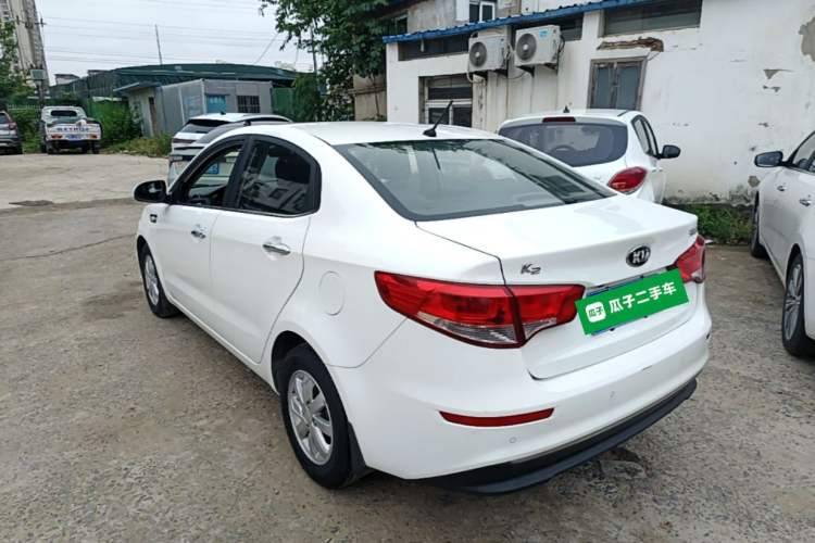 Used Kia K2 2015 Sedan 1.4L MT GLS Rear Left 45 Deg