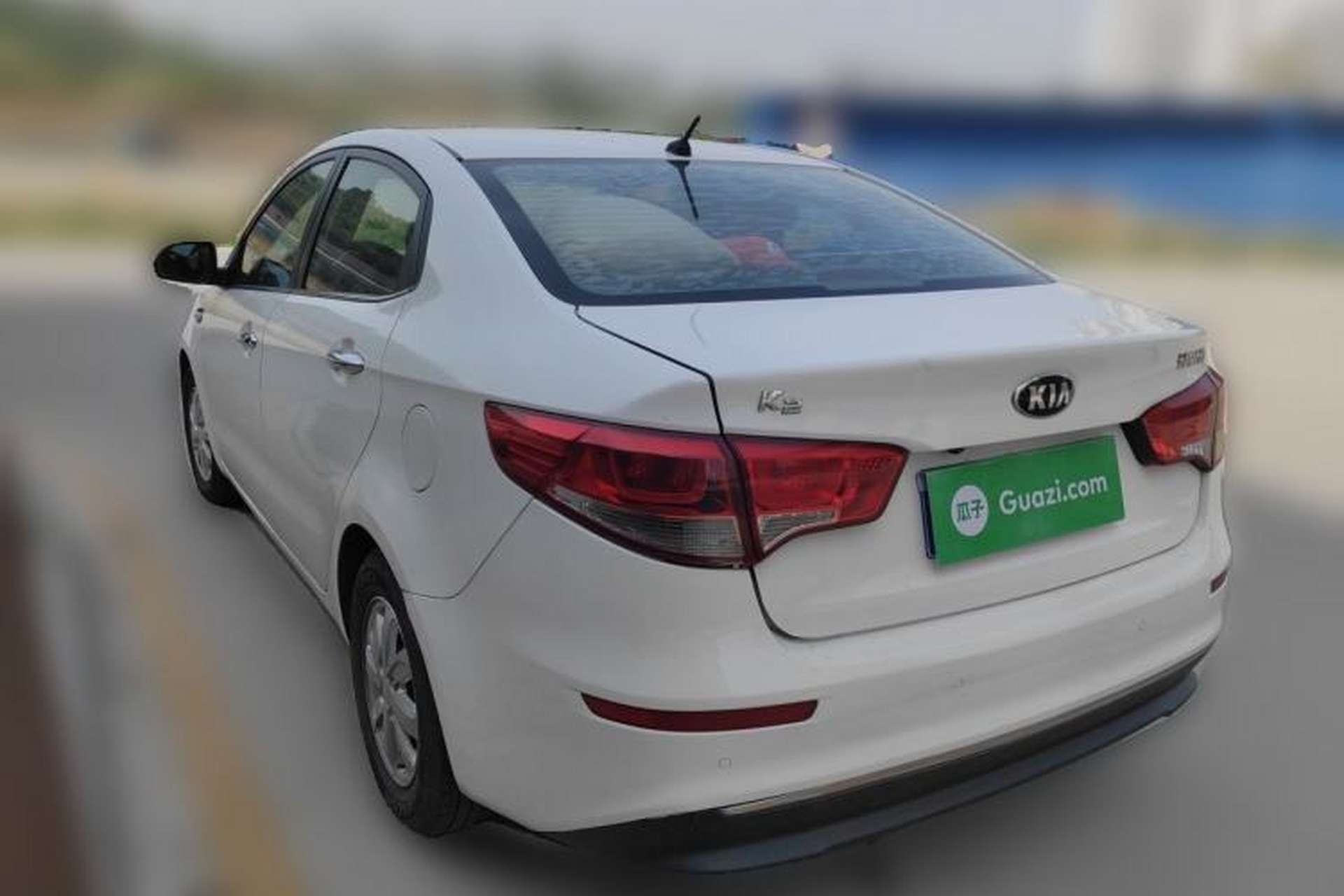 Used Kia K2 2015 Sedan 1.4L MT GLS Rear Left 45 Deg