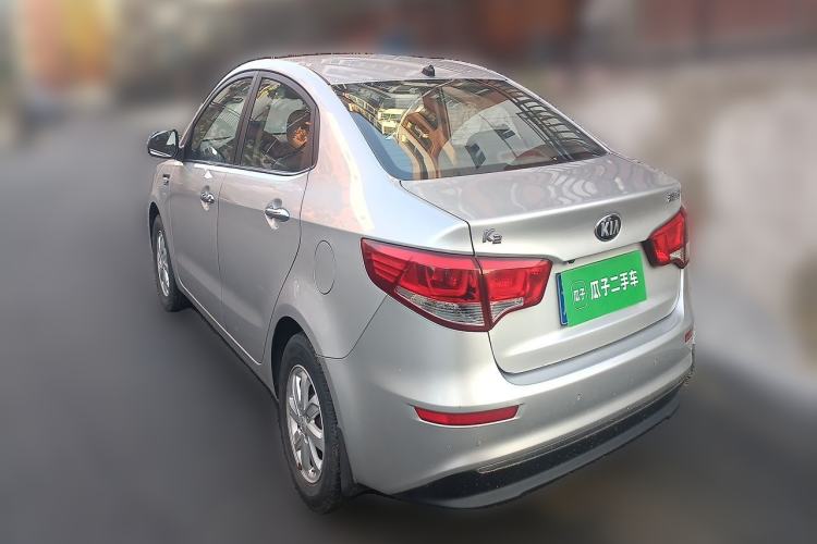Used Kia K2 2015 Sedan 1.4L MT GLS Rear Left 45 Deg