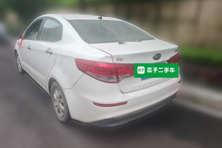 Used Kia K2 2015 Sedan 1.4L MT GLS Rear Left 45 Deg