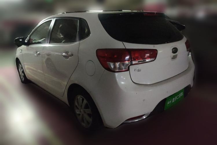 Used Kia K2 2015 Hatchback 1.4L AT GLS Cool Edition Rear Left 45 Deg