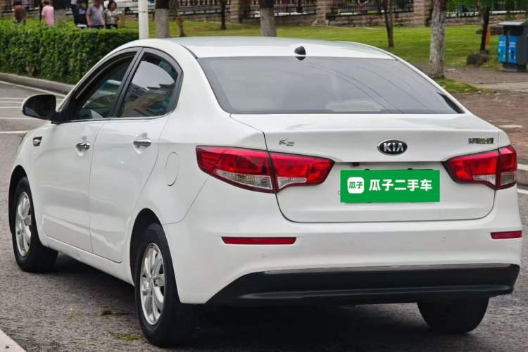 Used Kia K2 2015 Sedan 1.4L Automatic GLS Rear Left 45 Deg