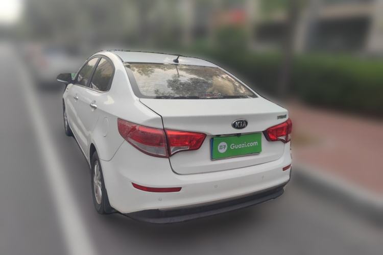 Used Kia K2 2015 Sedan 1.4L MT GLS Rear Left 45 Deg