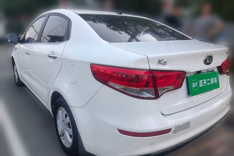 Used Kia K2 2015 Sedan 1.4L Automatic GLS Rear Left 45 Deg