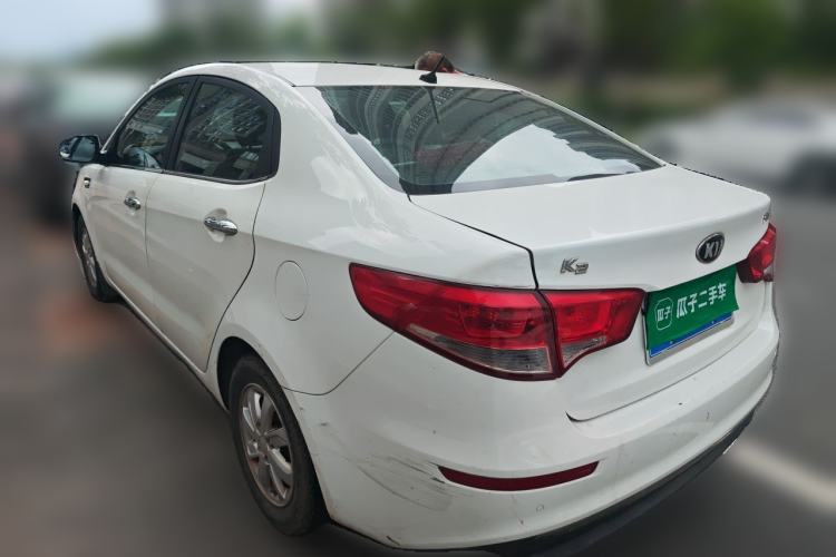 Used Kia K2 2015 Sedan 1.4L MT GLS Rear Left 45 Deg