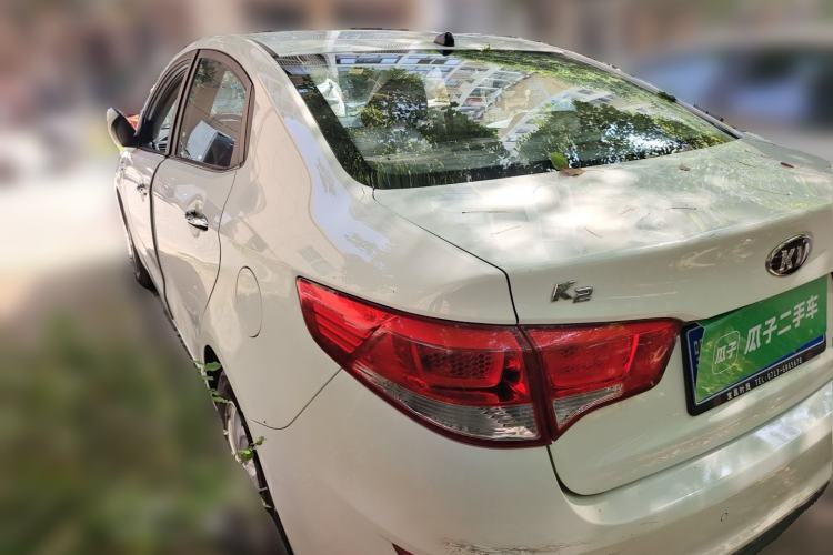 Used Kia K2 2015 Sedan 1.4L MT GLS Rear Left 45 Deg