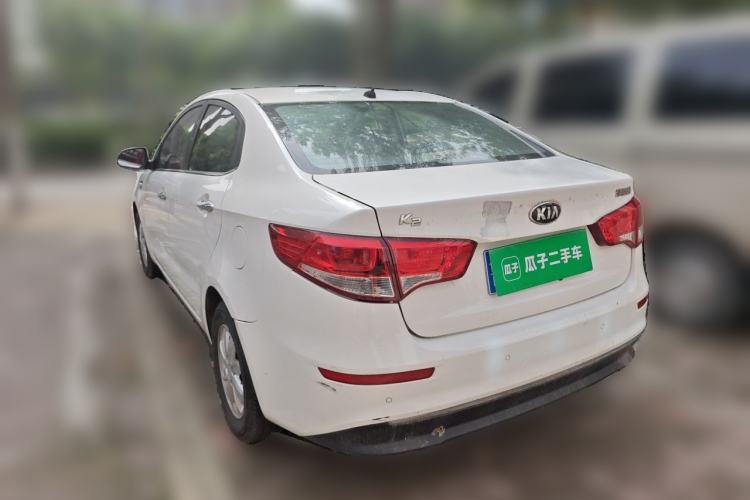 Used Kia K2 2015 Sedan 1.4L MT GLS Rear Left 45 Deg