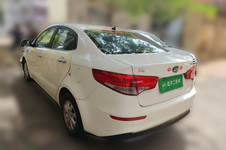 Used Kia K2 2015 Sedan 1.4L MT GLS Rear Left 45 Deg