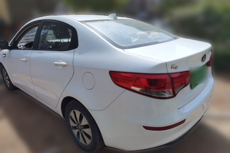 Used Kia K2 2015 Sedan 1.4L Automatic GLS Rear Left 45 Deg