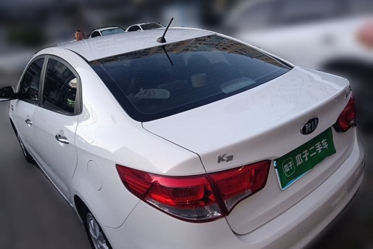Used Kia K2 2015 Sedan 1.4L MT GLS Rear Left 45 Deg