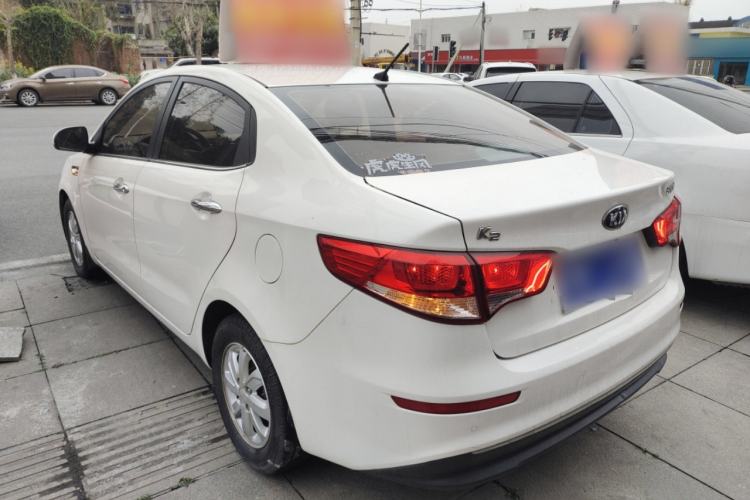 Used Kia K2 2015 Sedan 1.4L MT GLS Rear Left 45 Deg