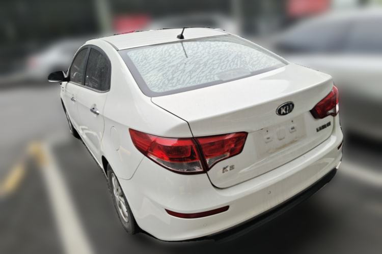 Used Kia K2 2015 Sedan 1.4L MT GLS Rear Left 45 Deg