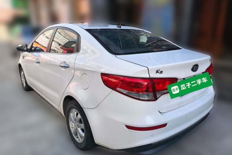 Used Kia K2 2015 Sedan 1.4L Automatic GLS Rear Left 45 Deg