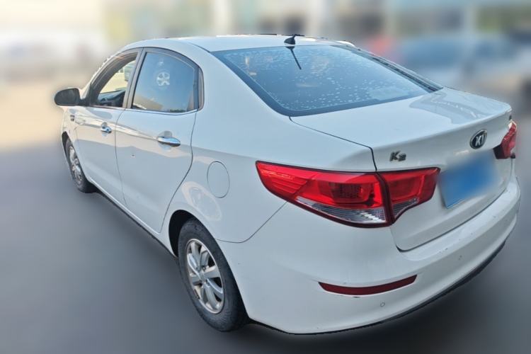 Used Kia K2 2015 Sedan 1.4L MT GLS Rear Left 45 Deg