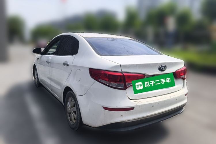 Used Kia K2 2015 Sedan 1.4L MT GLS Rear Left 45 Deg