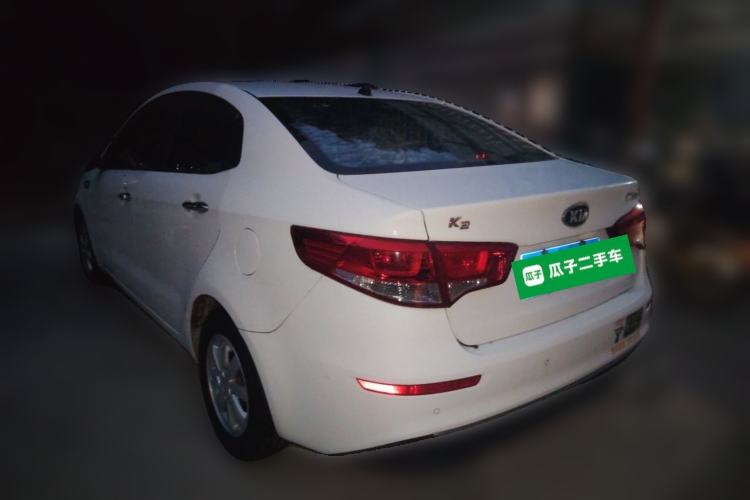 Used Kia K2 2015 Sedan 1.4L Automatic GLS Rear Left 45 Deg