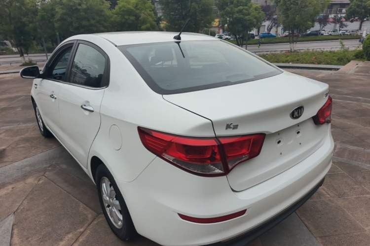 Used Kia K2 2015 Sedan 1.4L Automatic GLS Rear Left 45 Deg