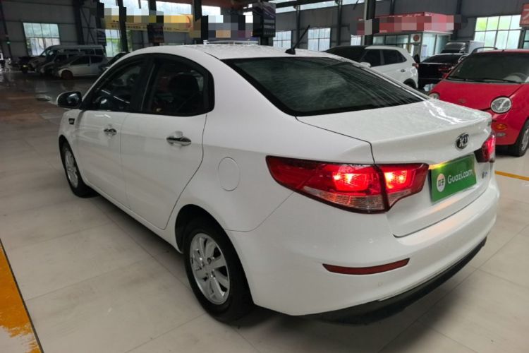 Used Kia K2 2015 Sedan 1.4L MT GLS Rear Left 45 Deg
