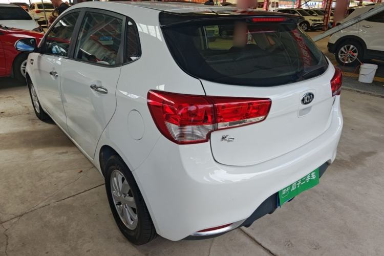 Used Kia K2 2015 Hatchback 1.4L AT GLS Cool Edition Rear Left 45 Deg