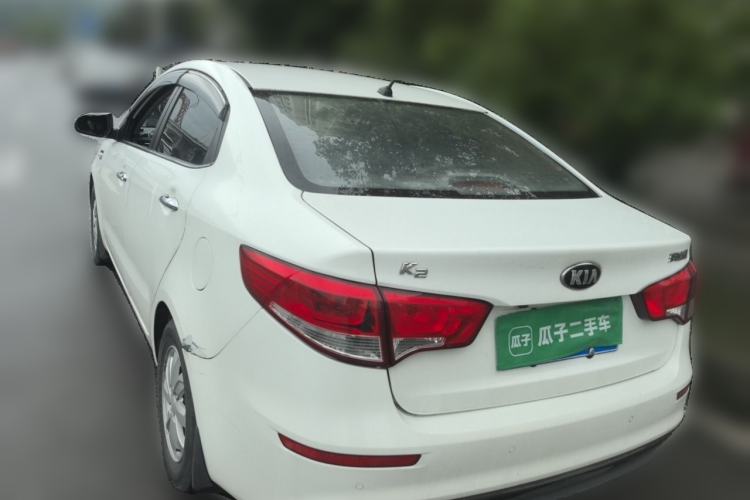 Used Kia K2 2015 Sedan 1.4L MT GLS Rear Left 45 Deg