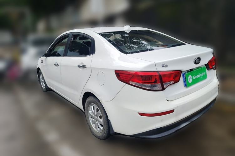 Used Kia K2 2015 Sedan 1.4L MT GLS Rear Left 45 Deg