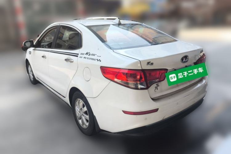 Used Kia K2 2015 Sedan 1.4L MT GLS Rear Left 45 Deg