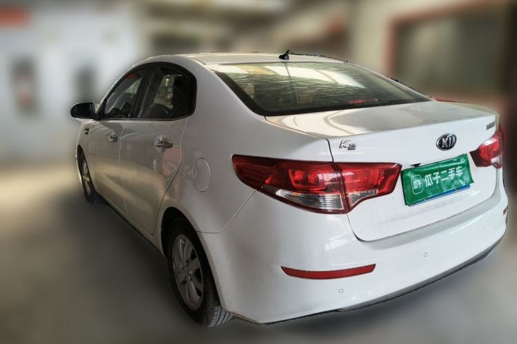 Used Kia K2 2015 Sedan 1.4L MT GLS Rear Left 45 Deg