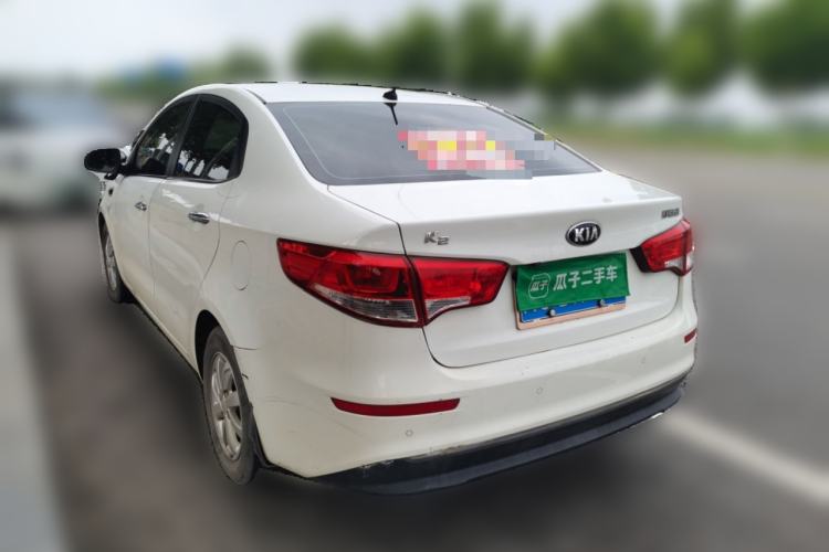 Used Kia K2 2015 Sedan 1.4L MT TOP Rear Left 45 Deg