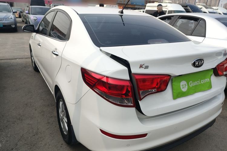 Used Kia K2 2015 Sedan 1.4L MT GLS Rear Left 45 Deg