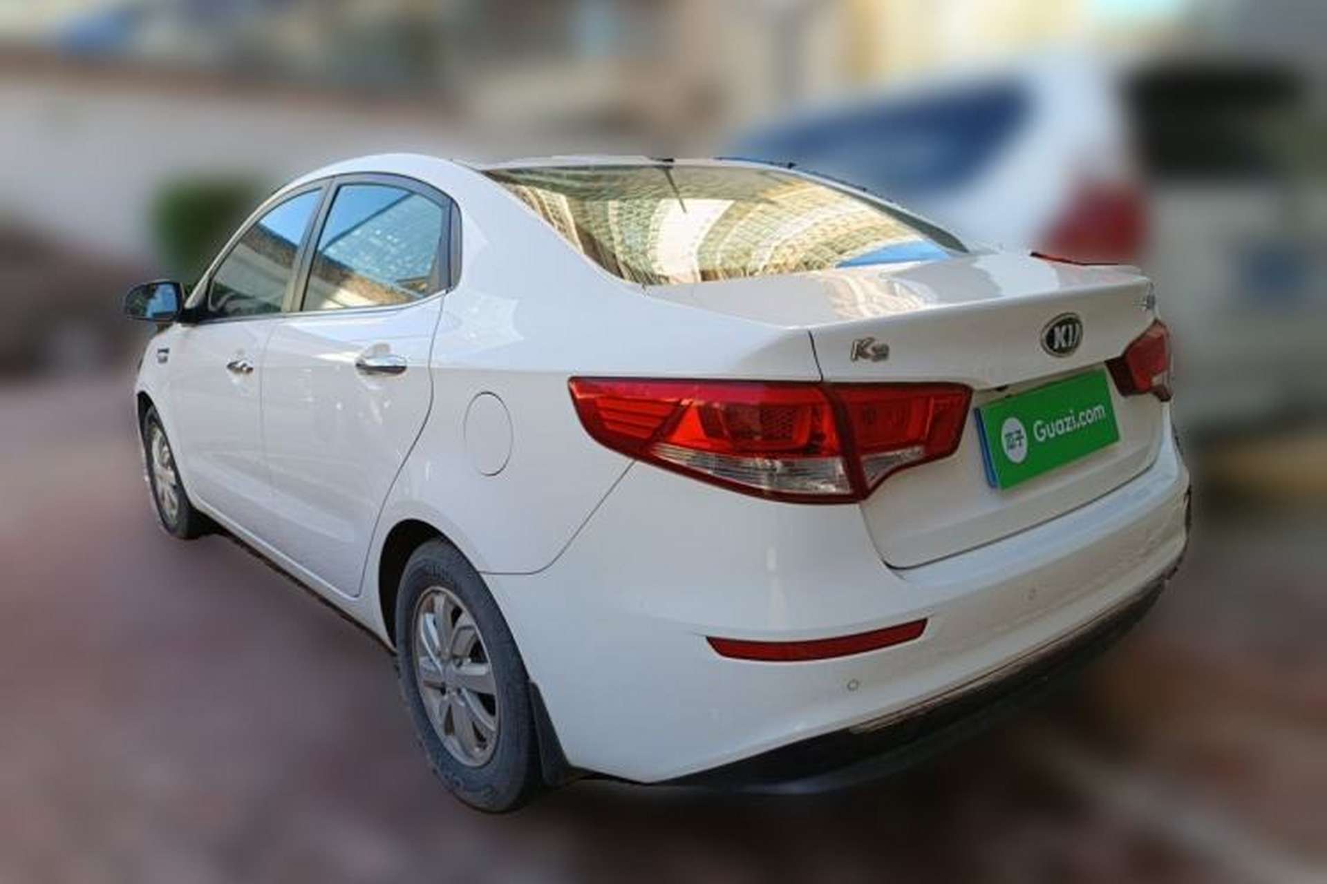 Used Kia K2 2015 Sedan 1.4L MT GLS Rear Left 45 Deg