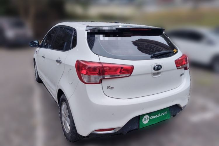 Used Kia K2 2015 Hatchback 1.4L AT GLS Cool Edition Rear Left 45 Deg