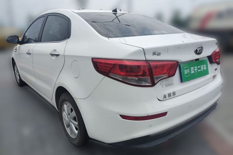 Used Kia K2 2015 Sedan 1.4L MT GLS Rear Left 45 Deg