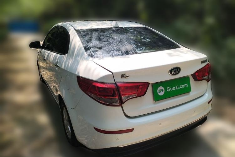 Used Kia K2 2015 Sedan 1.4L MT GLS Rear Left 45 Deg