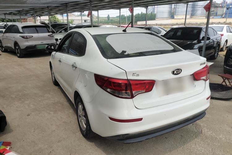 Used Kia K2 2015 Sedan 1.4L Automatic GLS Rear Left 45 Deg