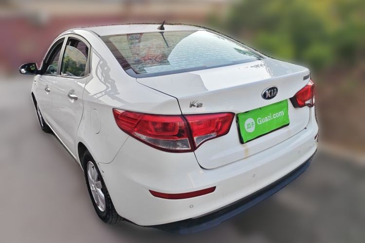 Used Kia K2 2015 Sedan 1.4L MT GLS Rear Left 45 Deg