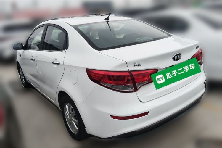 Used Kia K2 2015 Sedan 1.4L Automatic GLS Rear Left 45 Deg