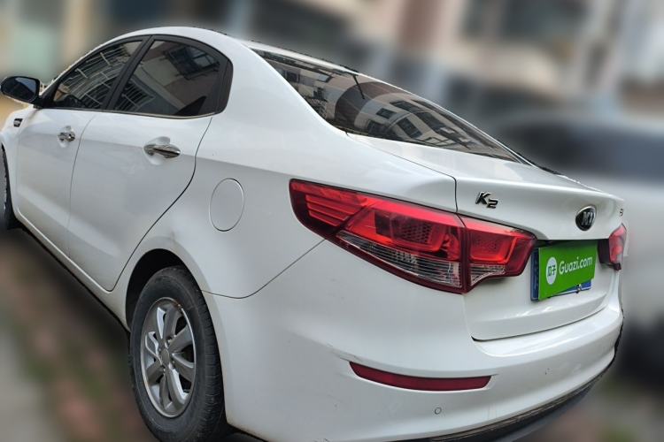 Used Kia K2 2015 Sedan 1.4L MT GLS Rear Left 45 Deg
