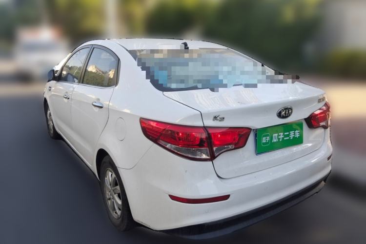 Used Kia K2 2015 Sedan 1.4L Automatic GLS Rear Left 45 Deg