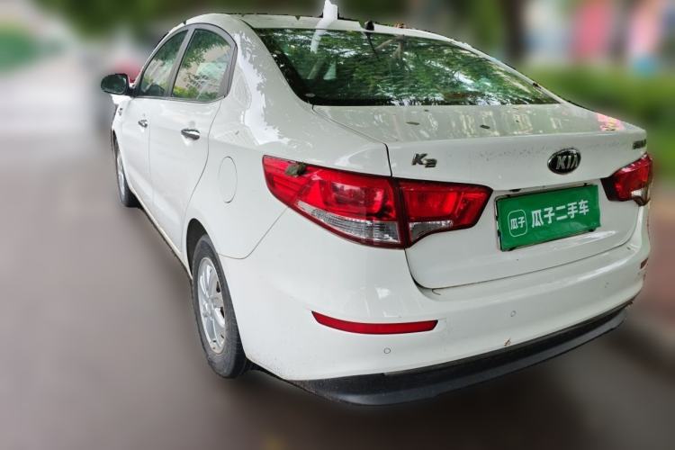 Used Kia K2 2015 Sedan 1.4L MT GLS Rear Left 45 Deg