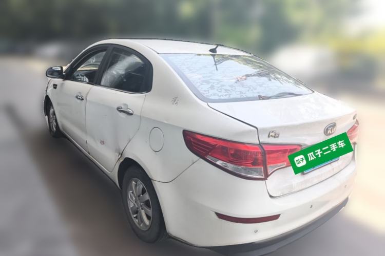 Used Kia K2 2015 Sedan 1.4L MT TOP Rear Left 45 Deg