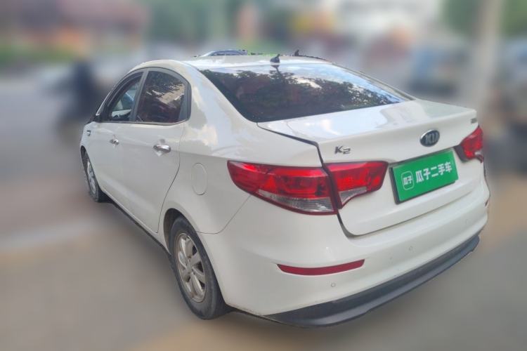 Used Kia K2 2015 Sedan 1.4L Automatic GLS Rear Left 45 Deg