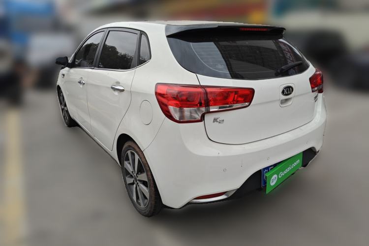 Used Kia K2 2015 Hatchback 1.6L AT Premium Rear Left 45 Deg