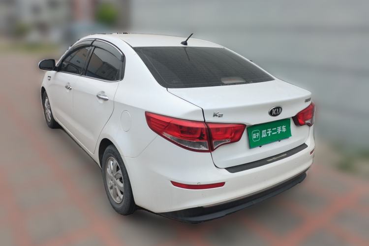 Used Kia K2 2015 Sedan 1.4L MT GLS Rear Left 45 Deg