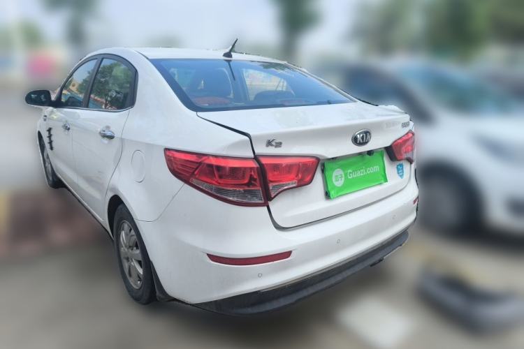 Used Kia K2 2015 Sedan 1.4L MT GLS Rear Left 45 Deg
