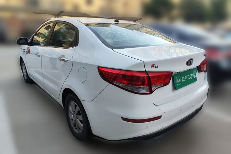 Used Kia K2 2015 Sedan 1.4L MT GLS Rear Left 45 Deg