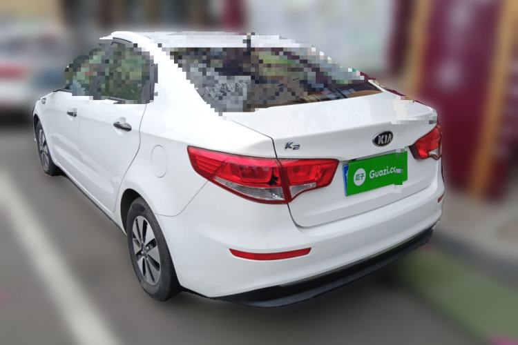 Used Kia K2 2015 Sedan 1.4L Automatic GLS Rear Left 45 Deg