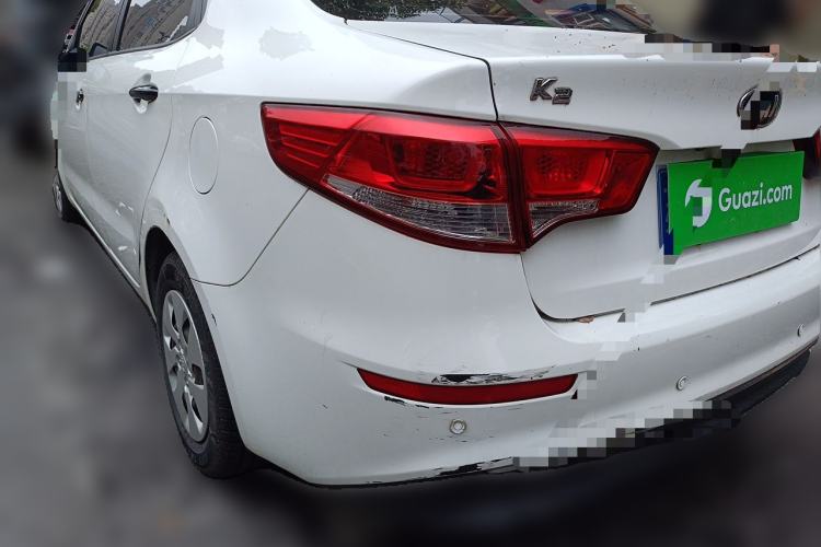 Used Kia K2 2015 Sedan 1.4L Automatic GLS Rear Left 45 Deg