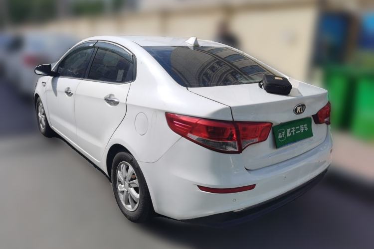 Used Kia K2 2015 Sedan 1.4L MT GLS Rear Left 45 Deg