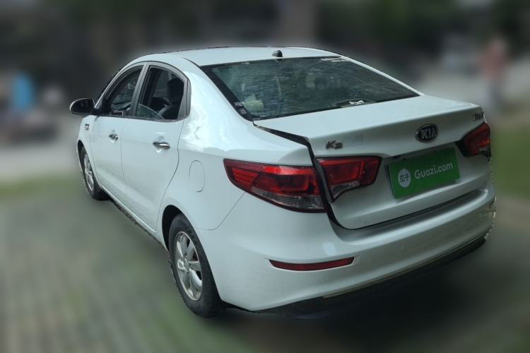 Used Kia K2 2015 Sedan 1.4L MT GLS Rear Left 45 Deg